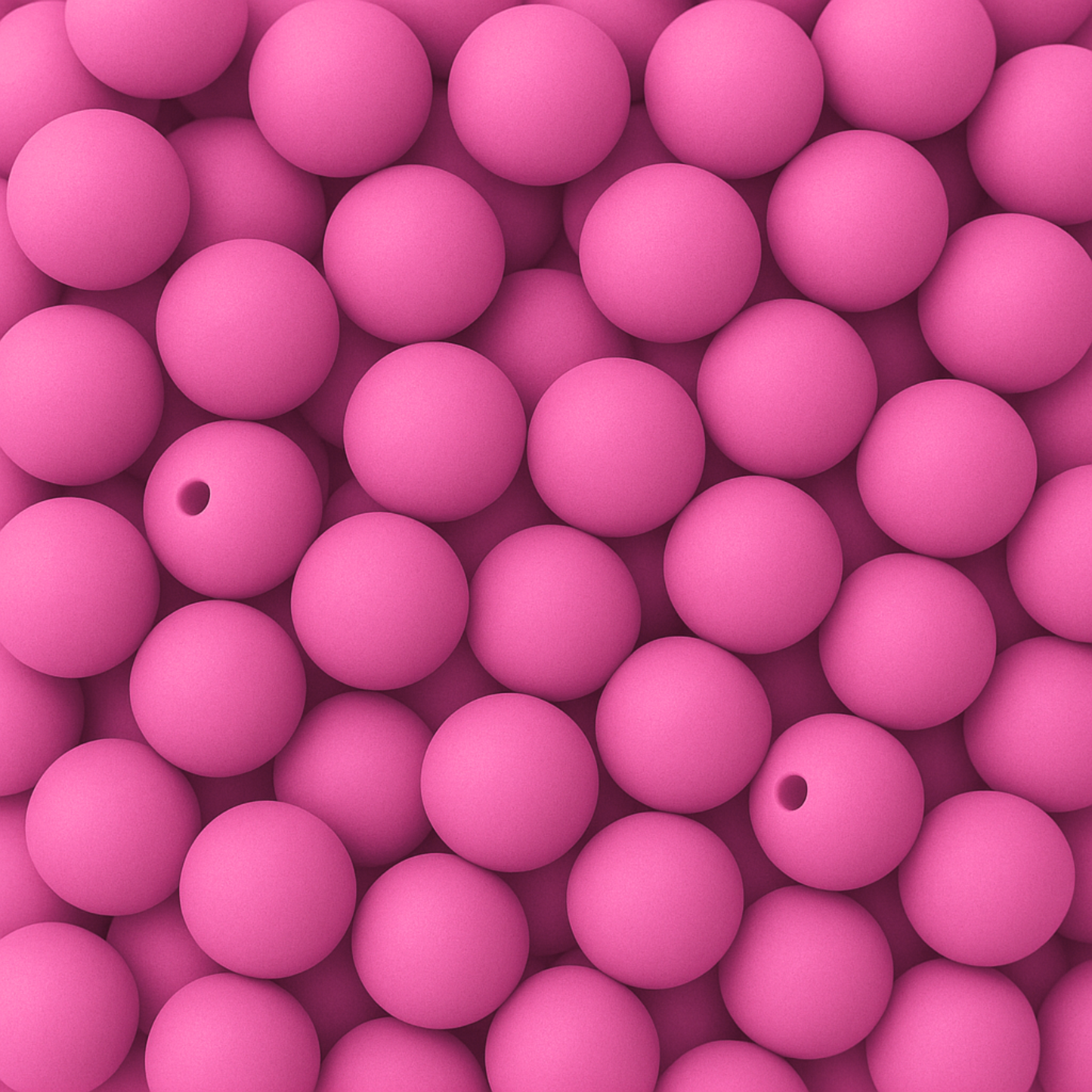 Acrylic beads in red, purple and pink tones